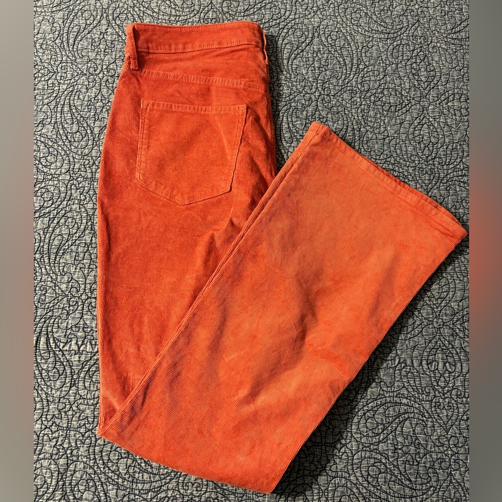 Old Navy Flare Corduroy Pants in Dusty Rose